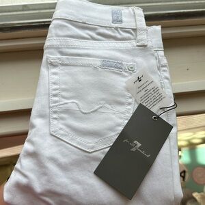 For all mankind white jeans